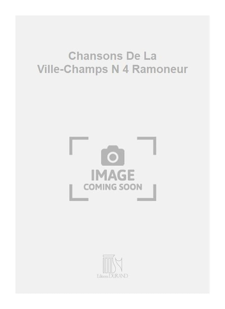 Chansons De La Ville-Champs N 4 Ramoneur